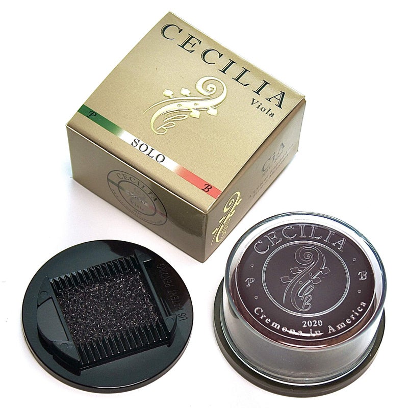 CECILIA 'SOLO' Rosin for Viola, Rosin Specially Formulated Viola Rosin for Viola Bows with Included Rosin Spreader (Full Cake) - Image 1
